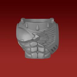 愛玩創意工作室-戰錘聖血天使改造-盾牌01-盾牌05~P仲裁用~改造改件 3D列印 同戰錘 40K 比例 歷史價格詳細信息