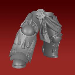 愛玩創意工作室-戰錘聖血天使改造-盾牌01-盾牌05~P仲裁用~改造改件 3D列印 同戰錘 40K 比例 歷史價格詳細信息