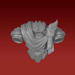 愛玩創意工作室-戰錘聖血天使改造-盾牌01-盾牌05~P仲裁用~改造改件 3D列印 同戰錘 40K 比例 歷史價格詳細信息