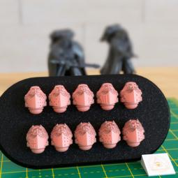 愛玩創意工作室-戰錘個性化零件-聖血天使-肩甲16號-仲裁者~改造改件 3D列印 同戰錘 40K 比例 歷史價格詳細信息