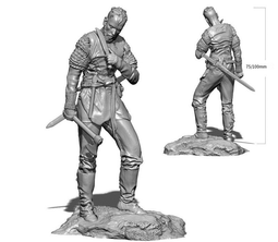 爆品 下殺 1/24 75mm /18 100mm 美女與野獸  樹脂手辦模型 白模  RW-182 歷史價格詳細信息
