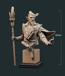 爆品 下殺 80mm 地精怪戰士半身  樹脂手辦模型 GK白模 兵人 RW-863 歷史價格詳細信息