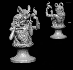 爆品 下殺 50mm 60mm   山羊女孩鬥身 樹脂手辦模型 RW-003 價格比較,價格查詢,歷史價格詳細信息