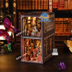 創意拼裝書立模型3d立體拼圖木質手工diy小屋拼裝玩具精美工藝品 歷史價格詳細信息