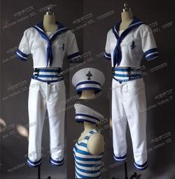 【草泥馬小屋】水手服 死庫水/日本 學生泳裝/拍攝 cos/藍 白/貨到付款 歷史價格詳細信息