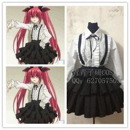 約會大作戰 五河琴里五河士道鳶一折紙/Cosplay服裝訂做/COS校園生活制服假髮鞋子 可來圖訂做精緻優質套裝/免訂金 歷史價格詳細信息