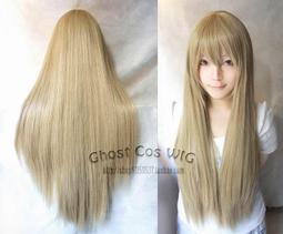 *預定*  GHOST 咖啡色 捲髮 玉米鬚 境界的彼方 新堂愛 cosplay假髮 歷史價格詳細信息