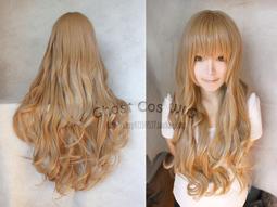 *預定*  GHOST 咖啡色 捲髮 玉米鬚 境界的彼方 新堂愛 cosplay假髮 歷史價格詳細信息