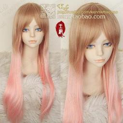 ❀五月雨❀ cosplay 假髮 虎口夾 煙粉 雙馬尾 cos 假髮 歷史價格詳細信息