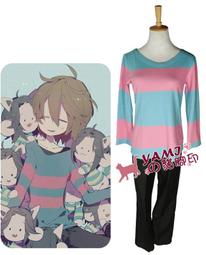 EM314A【貓腳印】《Undertale》Chara｜假髮 上衣｜Cosplay Cos 歷史價格詳細信息