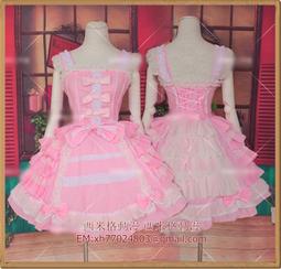 *漫研社*愛麗絲夢遊仙境lolita奴僕裝侍女裝女傭裝 藍 粉 黑色咖啡廳女傭裝cosplay女僕裝 演出服 歷史價格詳細信息