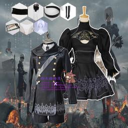 尼爾機械紀元cos服女裝2b小姐姐戰斗服飾鞋子假發道具現貨套裝女【吉星動漫】 歷史價格詳細信息