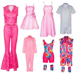 ~☆米米動漫☆~Barbie芭比女主黑白泳衣cos服芭比沙灘全套萬聖節角色扮演 歷史價格詳細信息