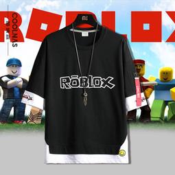 ROBLOX虛擬世界游戲卡通動漫周邊T恤短袖男女學生青少年衣服夏季#皇運 歷史價格詳細信息