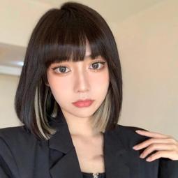 變髮染髮【男士染發劑】自己在家染發膏植物黑藍紫灰奶亞麻茶色不沾頭皮 歷史價格詳細信息