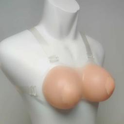 CD變裝肩帶連體矽膠義乳男扮女裝偽娘用品假胸假奶假乳房內依墊 歷史價格詳細信息