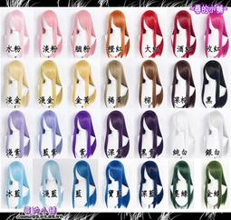 多色 黑色 假髮 100公分長直髮 cosplay 角色扮演 咖啡色 黑長直 全新 綠色 紅色 金黃色 粉紅色  藍色 歷史價格詳細信息