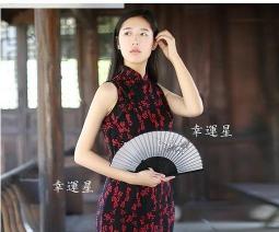 【幸運星】扇子 紅色蝴蝶扇  Cosplay 跳舞扇子 角色扮演 道具 女扇 中國風 扇子 真絲絹扇 歷史價格詳細信息