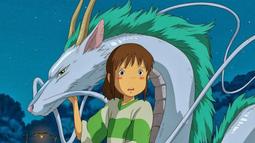 【神隱少女 荻野千尋 白龍 宮崎駿】OVERSIZE落肩版型短袖卡通動畫電影T恤(共2種顏色) 購買多件多優惠【賣場一】 歷史價格詳細信息