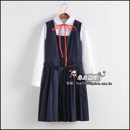 ~☆米米動漫☆~日系海軍風正統JK制服紺色水手服女學生服短袖白三本軟妹服套裝 歷史價格詳細信息