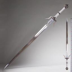 巫師3 獵魔士傑洛特 白狼劍銀劍鐵劍 經典騎士劍雙手劍 優質不銹鋼未開刃COS精緻金屬刀劍道具武器玩具 居家收藏擺設模型 歷史價格詳細信息