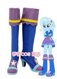 4399 彩虹小馬 小馬國女孩  特麗克西 崔克西Trixie  cosplay鞋 價格比較,價格查詢,歷史價格詳細信息