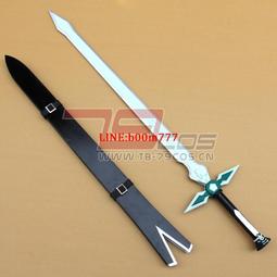 79cos 道具刀劍神域桐谷和人黑劍-闡釋者加強版道具定做0128 歷史價格詳細信息