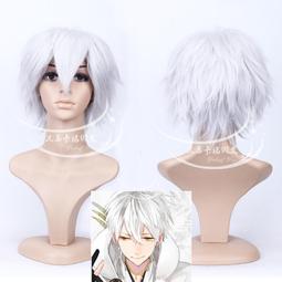 『全球購』刀劍亂舞 鯰尾藤四郎100cm米 墨藍色長發長直髮cosplay假髮 假毛#限時下殺 歷史價格詳細信息
