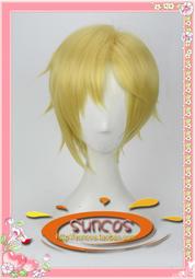 小爺的店 ｜現貨｜cosplay ｜偶像夢幻祭｜仁兔成鳴｜陰陽鬢角｜金色｜高溫絲假髮 價格比較,價格查詢,歷史價格詳細信息