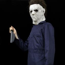 萬聖節面具 角色扮演裝扮 萬圣節EL發光面具LED全臉面罩男女派對道具V字鬼臉小丑恐怖涂鴉 歷史價格詳細信息