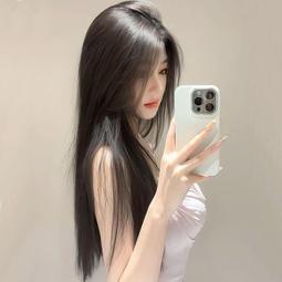 【NIni~變裝】【黑加侖紫】黑紫色高層次假發女溫柔顯白應援長直發仿真全頭 歷史價格詳細信息