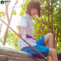 貓老師cosplay高溫絲假毛東京食尸鬼藍紫色COS霧島董香假發短發【吉星動漫】 歷史價格詳細信息