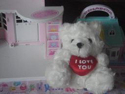 全新I LOVE YOU猴子對鍊吊飾也是鑰匙圈-有紅藍咖啡淺咖啡四色每組129 歷史價格詳細信息