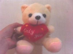 全新可愛熊鑰匙圈背面是鏡子 歷史價格詳細信息
