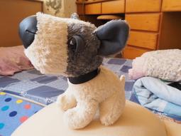 送禮 禮品 兒童 玩偶 小娃娃 灰色捲毛 趴姿狗狗 大頭狗 狗狗娃娃 歷史價格詳細信息