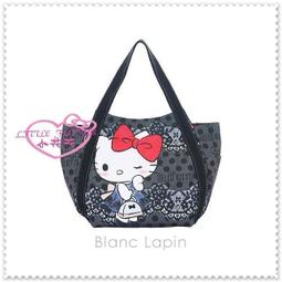 ♥小花花日本精品♥ Hello Kitty黑色蝴蝶結滿版後背包後背書包夾層多大容量輕便可水洗耐用方便41086209 歷史價格詳細信息