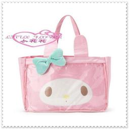 小花花日本精品 Hello Kitty 美樂蒂波士頓提包 電繡手提袋 硬支架開口 粉色花朵 41126202 歷史價格詳細信息