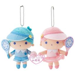 ♥小花花日本精品♥雙子星全身造型軟膠網球服公仔娃娃造型彈性髮束頭部可動可愛兒童髮束髮圈08421906 歷史價格詳細信息