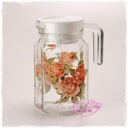 ♥小花花日本精品♥ 日本玫瑰水壺茶壺冷水壺飲料壺玻璃茶壺玫瑰花造型日本限定 99936501 價格比較,價格查詢,歷史價格詳細信息