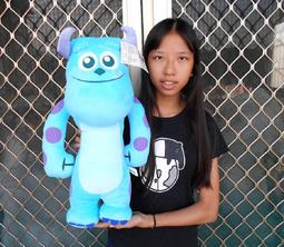 毛怪娃娃~正版版迪士尼~毛怪~怪獸大學~毛怪~高33公分~大眼仔 坐姿毛怪娃娃~生日情人禮物 歷史價格詳細信息