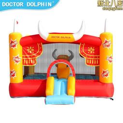 豚新款充氣蹦床城堡兒童小型淘氣堡設備充氣尼龍小跳床滑梯 歷史價格詳細信息