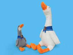 白天鵝娃娃 大白鵝玩偶 鴨子玩偶16吋 水手呆萌天鵝 白天鵝 白天鵝抱枕  大白鵝娃娃 ~ 生日情人禮物~全省配送 歷史價格詳細信息