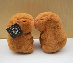 水豚娃娃造型後背包 卡通包 肩背包 兒童包 絨毛娃娃 造型公仔 拉鍊包 歷史價格詳細信息