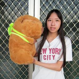 水豚娃娃造型後背包 卡通包 肩背包 兒童包 絨毛娃娃 造型公仔 拉鍊包 歷史價格詳細信息