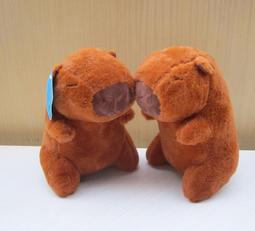 水豚娃娃造型後背包 卡通包 肩背包 兒童包 絨毛娃娃 造型公仔 拉鍊包 歷史價格詳細信息