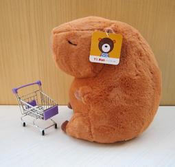 水豚娃娃造型後背包 卡通包 肩背包 兒童包 絨毛娃娃 造型公仔 拉鍊包 歷史價格詳細信息