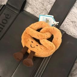 【好康】椒鹽捲餅門把手掛飾可愛裝飾創意臥室佈置毛絨公仔防撞防護小掛件 歷史價格詳細信息