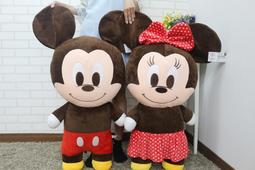 米奇米妮娃娃  米奇抱枕 正版迪士尼~米老鼠~米妮 米奇玩偶~米妮 娃娃~高65公分~米老鼠玩偶 米妮玩偶~生日情人禮物 歷史價格詳細信息