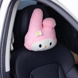 可愛美樂蒂毛絨帽子圍巾一體女冬成人兒童耳朵會動的圍脖手套連帽 歷史價格詳細信息