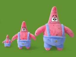 海綿寶寶派大星絨毛娃娃玩偶抱枕38公分 651955(生日禮物 聖誕節)【小品館】 歷史價格詳細信息